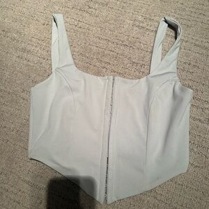 Amazon Light Gray Women's Crop Top